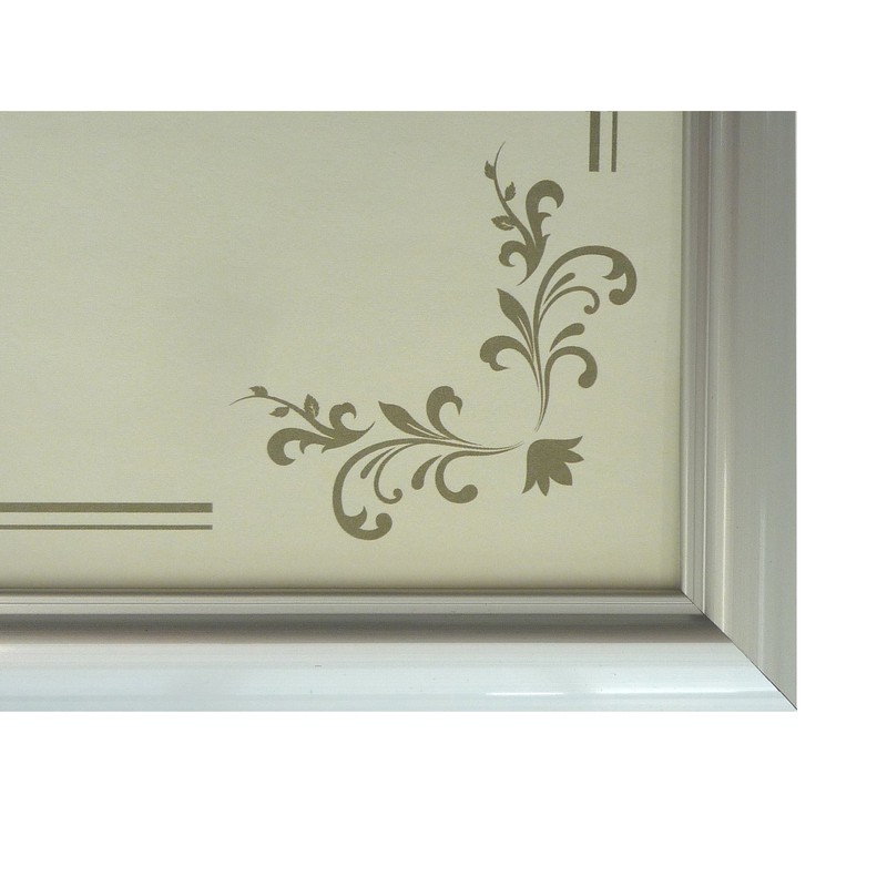 Daisen J091B2501 A4 Large Frame Award Plaque All Light Aluminum