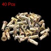 uxcell Multi-Grip Rivet-Nut, M5 Pre-Bulbed Shank Carbon Steel Color-Zinc-Plated Flat