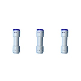3Pack 3/8" OD One Way Check Valves – Inline Backflow Preventer for RO Water Filters, Reverse Osmosis Systems & Plumbing, Leak-Proof Chemical-Resistant Non-Return Valve