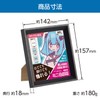 Hakuba FWMSG-01 Black FWMSG-01BK Mini Shikishi (89), Large Size, Suitable