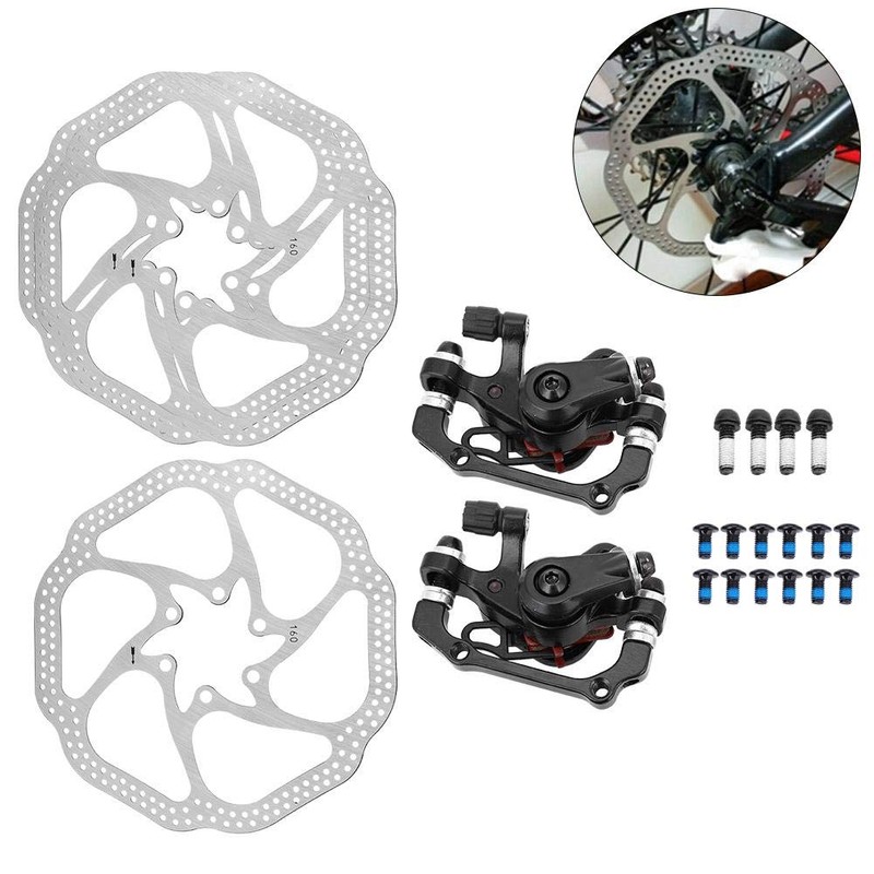VGEBY Bicycle Disc Brake Cycling Bicycle Front Rear Set Bike