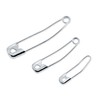 Dritz 3328 Curved Safety Pins, Assorted Sizes with Storage Box
