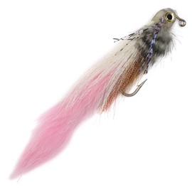 YZD Hand Tied Pike & Muskie Fly Fishing Flies with Large Size for Trout Bass Pike 1oz 1 Piece (Pink)