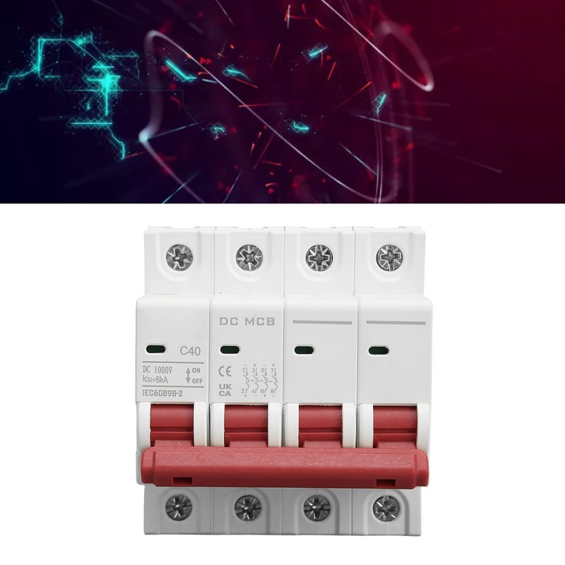 4P DC Circuit Breaker Arc Extinguishing Fast Decoupling Miniature Circuit