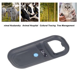 Pet Microchip Scanner, 134.2KHz Animal Ear Tag Reader USB Bluetooth Microchip Reader, Pet RFID Reader, 128 Animal Handheld Reader for ISO11784 85 FDX B and EMID Format Electronic