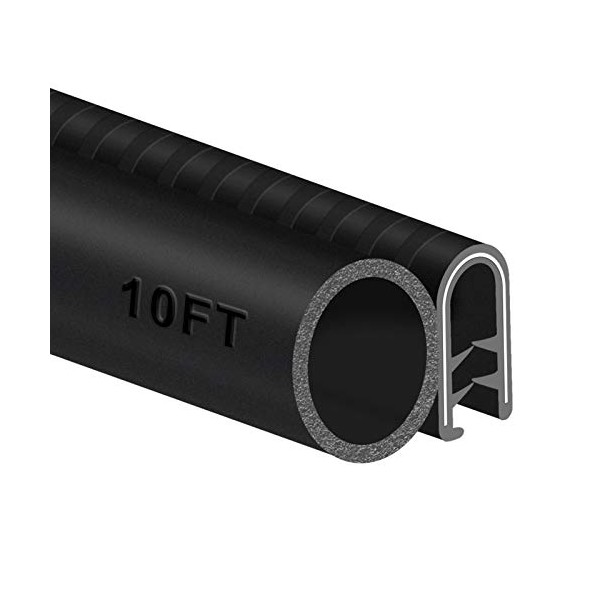 MYFAMIREA Car Door Rubber Seal Strip with Side Bulb, 10