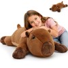 MaoGoLan 39.4" Capybara Plush Body Pillow, Long Capybara Stuffed Animal