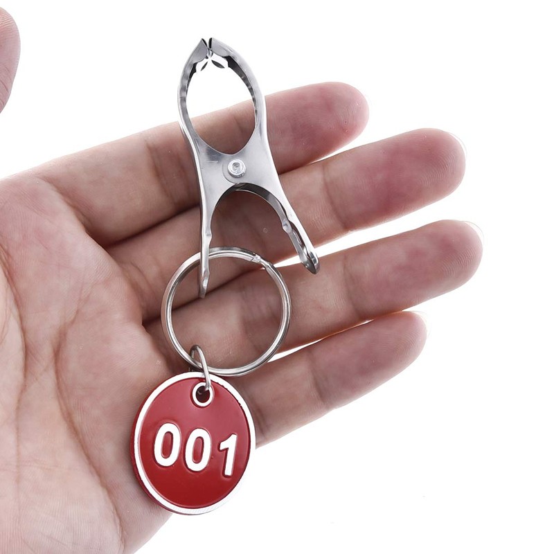 MITUKE Door Number Tag Cloak Locker Number Tag Key Label
