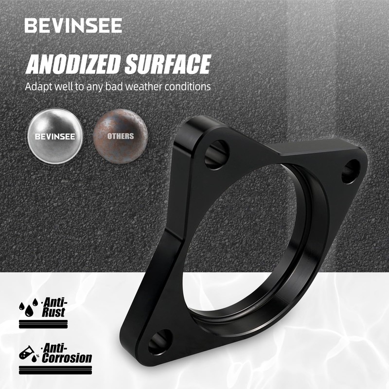 Bevinsee Starter Spacer Adapter With Bolts Compatible with Dodge RAM