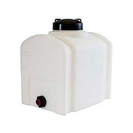 RomoTech 82123879 Domed Polyethylene Reservoir Water Tank for Farming Construction and More, 8 Gallon, Saddle