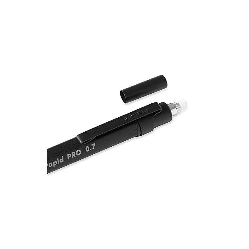 rOtring Rapid PRO - Portaminas, Negro mate, 0.7 mm