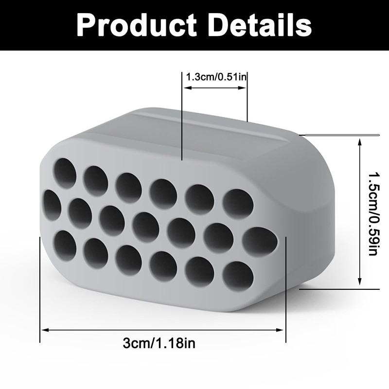 LEOEASIY 6 pieces Jawline trainer, comes with 1 storage box,