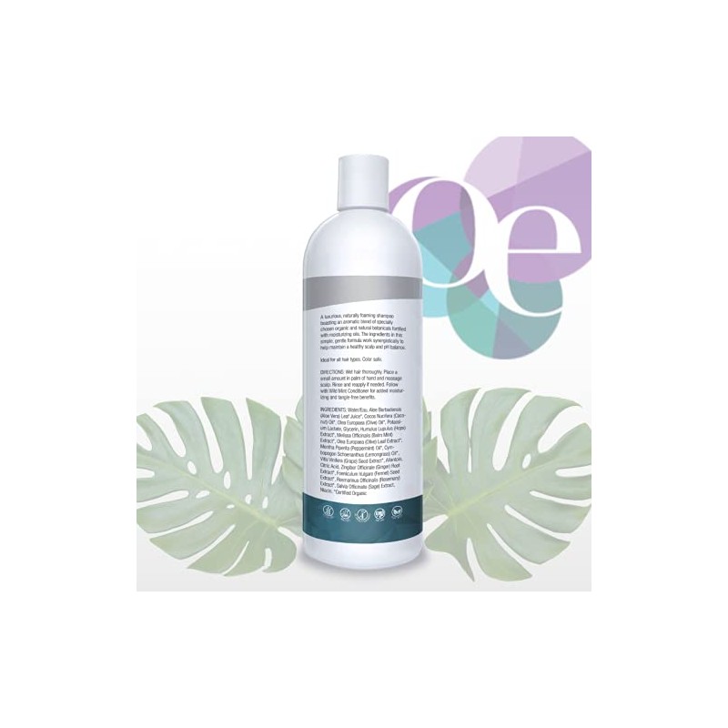 Organic Excellence Mint Shampoo, 16 Ounce