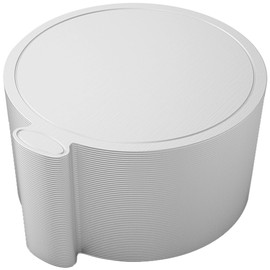 Hulless 80 Pcs 4 Inch Mini Round Cake Boards for Mousse Cupcake, Cake Dessert Decorating, Silver 9cm