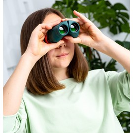 Levenhuk LabZZ B6 Kids Binolculars 10x25 with Multi-Coated Glass Optics for Learning and Educational Purposes