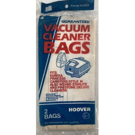 Eureka Princess Canister Style H, Wizard Starlite, Firestone Delu HOOVER Eureka Princess Canister Style H & Others 2 PK Vacuum Bags #40100511
