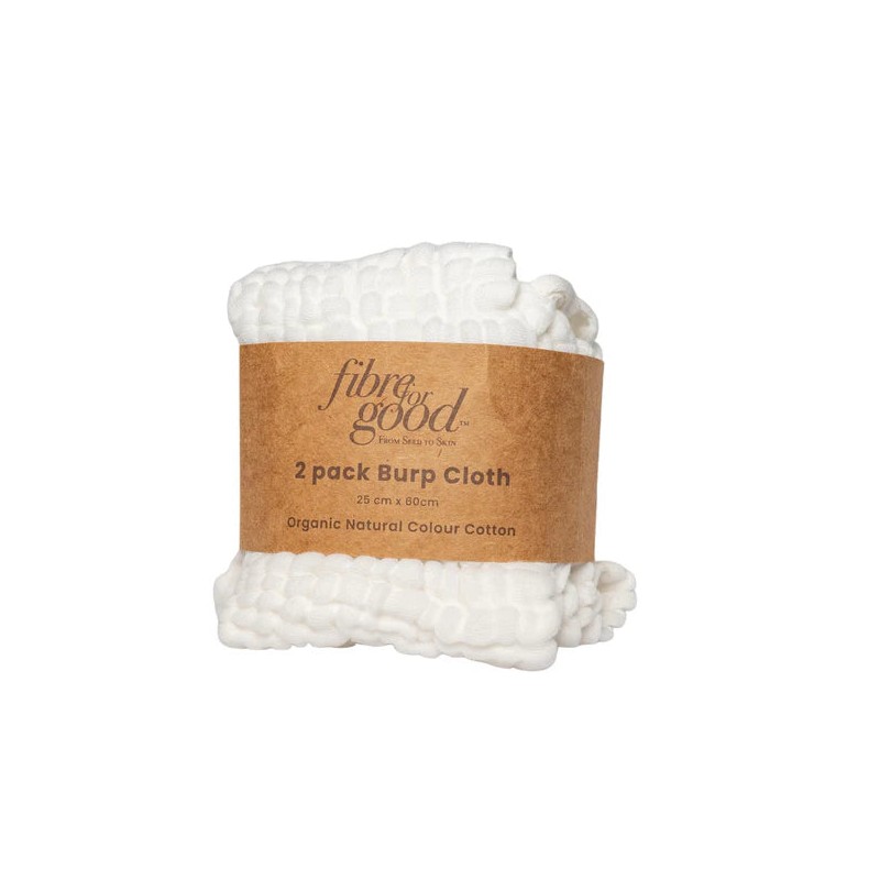 Fibre For Good Cotton Reusable Wipes 5pk, Natural