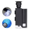 Pocket Microscope, 200x-240x Multifunctional Compact Portable Handheld Microscope UV Flashlight