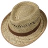 Lipodo Airy Trilby Straw Hat for Men and Women –