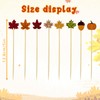 200Pcs Fall Cocktail Picks,4.7 Inch Autumn Theme Toothpicks for Thanksgiving