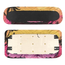 Darisoco Sun Palm Stretchable Golf Cart Seat Covers - Elastic Edges Fabric for All-Weather Protection, Fits EZGO/Club Car/Yamaha Models