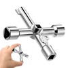 Giantree Multifunctional triangular key, 5-in-1 control cabinet key, multifunctional key,