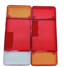 SHLPDFM 1 Pair Left Right Red Rear Tail Light Lamp Lens Fog Reverse Compatible with Iveco Daily Citroen Fiat Ducato Eurocargo I,II & III BP90-101/102