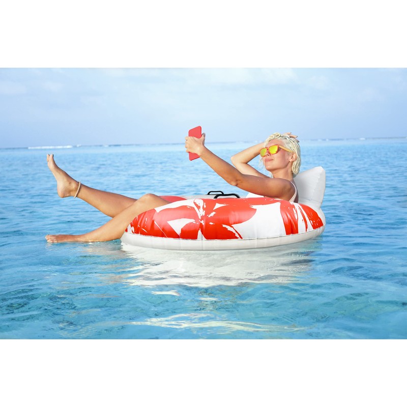 Poolmaster Dreamy Days Swimming Pool Float Pool Lounge, Red