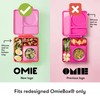 OmieBox (2 pack) Leakproof Dips Containers To Go, Salad Dressing