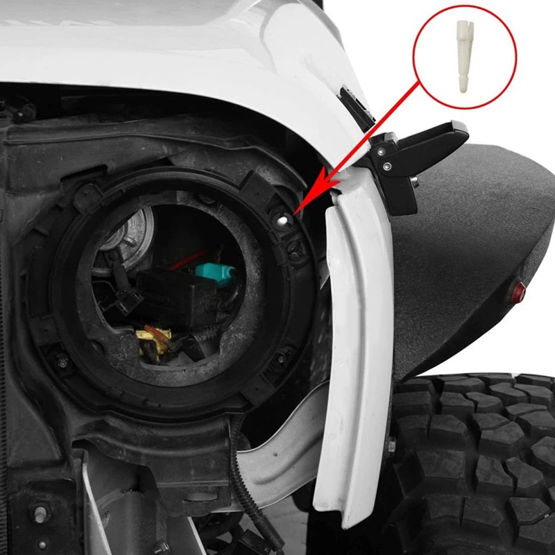 ETL INDUSTRIES 7 Inch Headlight Mounting Bracket Assembly Set with