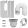 FFXWTSF Portable Air Conditioner Window Kit with 5.9” Exhaust Hose,