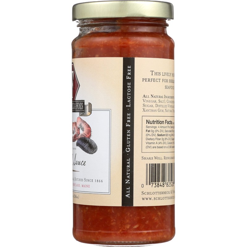 SCHLOTTERBECK & FOSS Cocktail Sauce, 8 FZ
