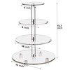 YestBuy 4 Tier Round Cupcake Stand – Premium Cupcake Holder