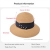 Generisch Women's Beach Hat Retro Hat Sun Protection Hat Cylinder