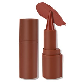 MUREND 2 in 1 Lip Liner Pencil and Lipstick Lip Combo Set, Matte Nude Black Dark Brown Red Lip Liner, Smooth Creamy Lip Pencil, High Pigmented Non-Smudging Waterproof Long Lasting Lip Makeup 02#