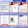 AI Language Translator Earbuds Real Time, Supports 144 Languages, Earphone