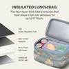 Everfun Insulated Lunch Bags for Women, Expandable Double Deck Large