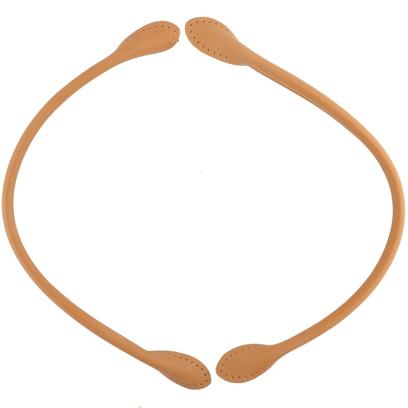 2Pcs Genuine Leather Bag Straps Handle for DIY Hand Accessories