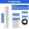 Akozon Garage Door Roller Sleeves, 20 Sets Garage Door Hinge