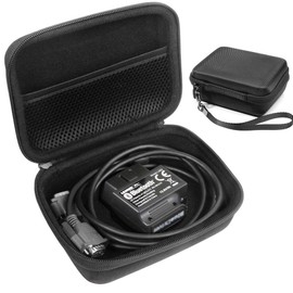 Protective Case for BlueDriver OBDII Scan Tool and Docooler Obd-II 16 Male to Female Extension Cable, mesh pocket for other accessories, semi hard case, strong and light weight semi-hard case