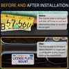 No Drill License Plate Holder Compatible with Jeep Cherokee 2014-2023