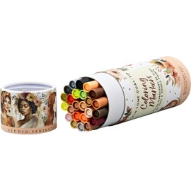 Studio Series Skin Tone Dual-tip Markers - 24 colors