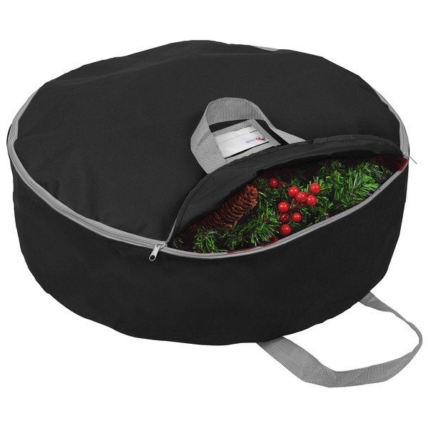 Primode Christmas Wreath Storage Bag 24"- Garland Wreaths Container with