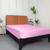Lirex Satin Fitted Sheet, Luxurious Silky Smooth Polyester Bedding Soft