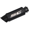 Unbranded Modified Exhaust Mid Pipe Black Muffler Slip for DUKE