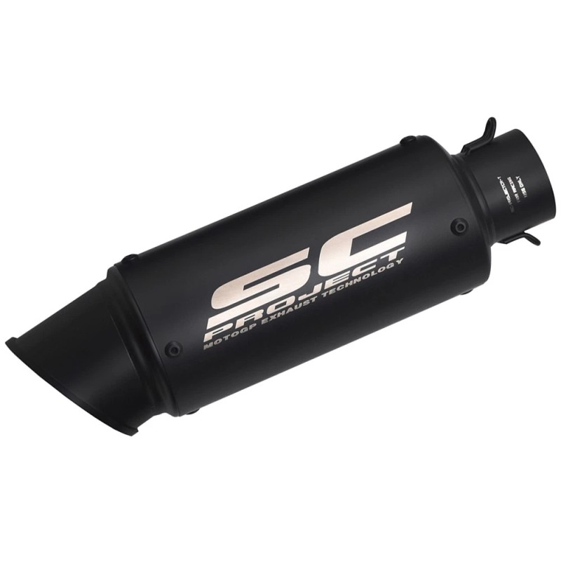 Unbranded Modified Exhaust Mid Pipe Black Muffler Slip for DUKE