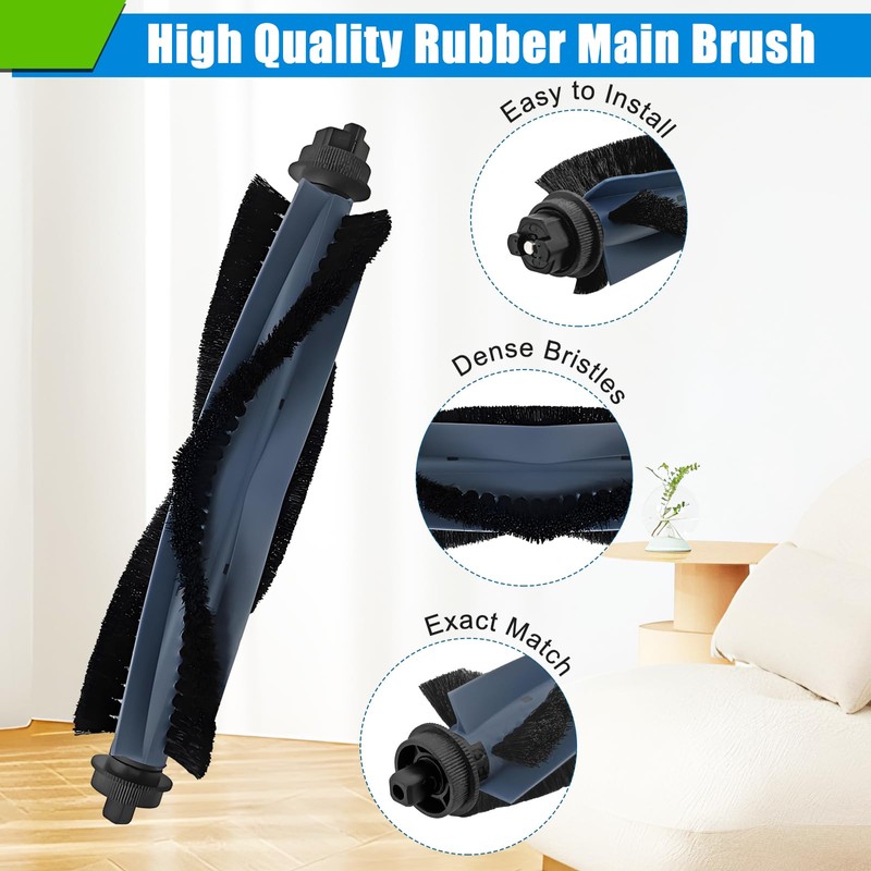 Detetap Replacement Roller Brushes for Eufy C20 Omni Robot Vacuum