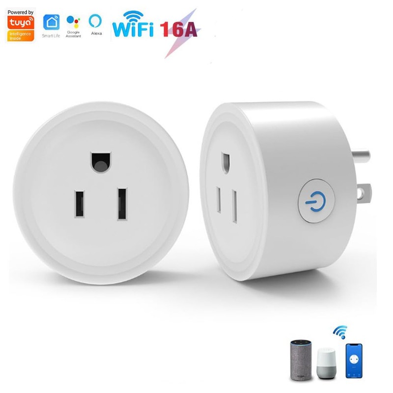 HapIntlNex Smart Plug, WiFi Outlet Compatible with Alexa & Google