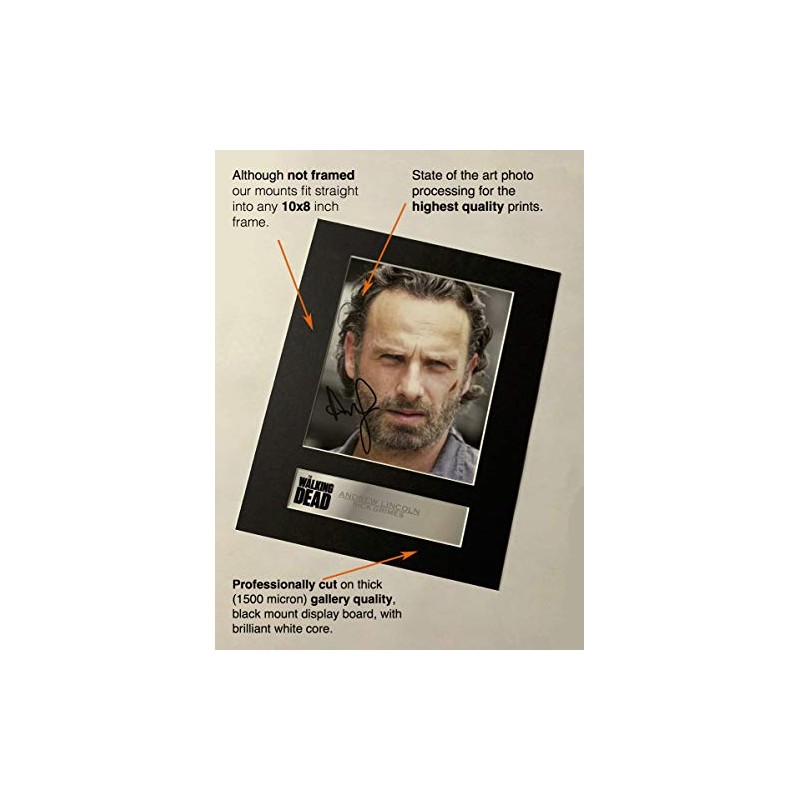 Norman Reedus Daryl Dixon Signed Mounted Photo Display The Walking