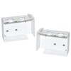Box Mounting Bracket for Low Profile Blinds 2inch White Color